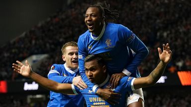 Rangers finished second behind Lyon in their Europa League group