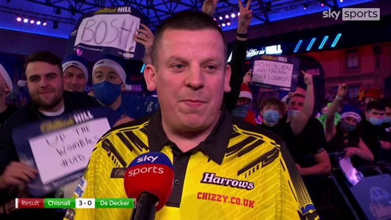 Dave Chisnall believes he can go far at this year's Worlds. He was a semi-finalist last year