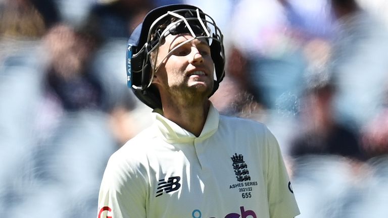 Root was dismissed by the six-wicket Scott Boland at the MCG on Tuesday morning