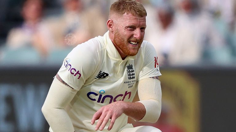 Ben Stokes suffered a side strain in the fourth Test and would not bowl if he played in Hobart 