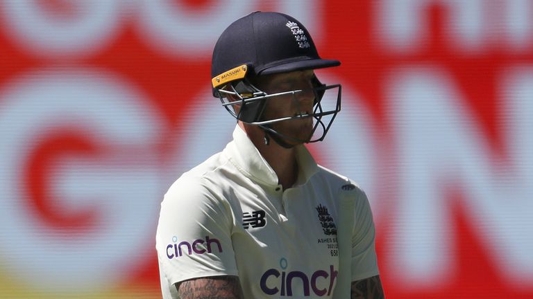 Ben Stokes was one of only two English batsmen to reach double figures in their second innings (Associated Press)