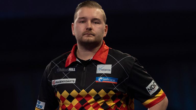 A look back at the best of the action from Night Seven of the World Darts Championship as Dimitri Van den Bergh was knocked out in the second round