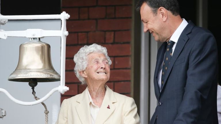 Eileen Ash was the oldest Test cricketer at the time of her death (pic credit - ECB)