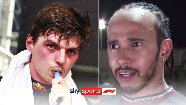 Lewis Hamilton says Max Verstappen 'is over the limit', following their collision in the Saudi Arabian Grand Prix