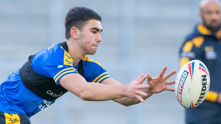 Jack Sinfield is following in father Kevin's footsteps at Leeds
