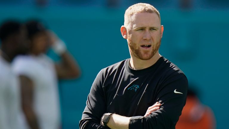 Joe Brady was relieved of his duties on Sunday afternoon