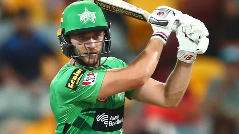 Englishman Joe Clarke smashed 85 from just 44 balls for Melbourne Stars in the Big Bash in the game against Brisbane Heat