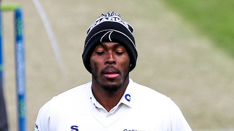 Jofra Archer is targeting a return to action for Sussex in the Vitality Blast later this month