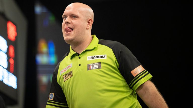 Michael van Gerwen saw off Dutch rival Raymond van Barneveld and reigning UK Open champion James Wade during his run to the semi-finals in Wigan