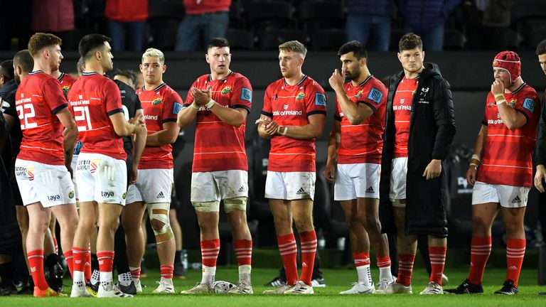 Munster returned to Ireland on Wednesday, though 14 players and staff are still in South Africa after testing positive for Covid-19