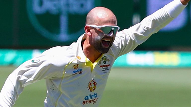 Nathan Lyon has taken 12 wickets in the three Tests