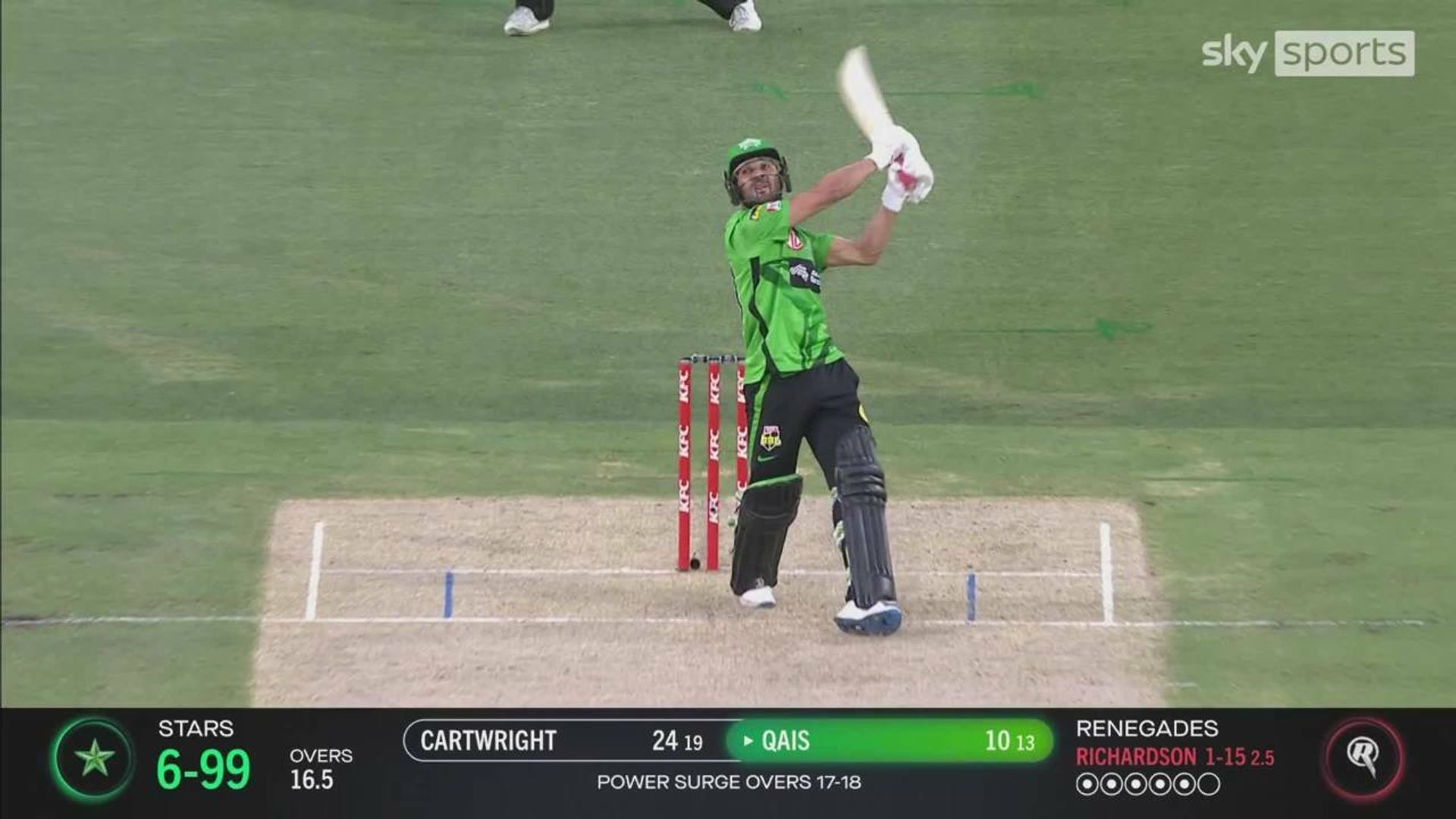 Topley shines as Renegades edge Stars in Melbourne derby
