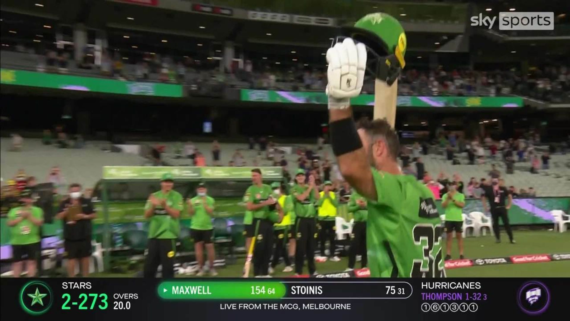 Maxwell smashes his way to 154 - a Big Bash record!
