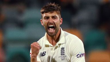 Image from The Ashes: Mark Wood provides England with a rare plus-point on a disastrous tour of Australia