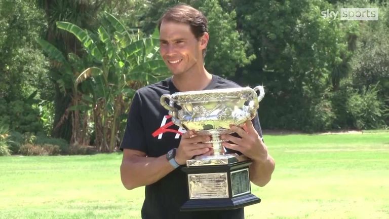 Rafael Nadal says he is finding it hard to put into words how satisfied he feels after winning the Australian Open.