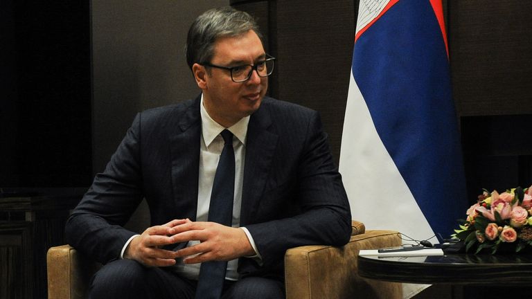Serbian President Aleksandar Vucic has labelled Djokovic's treatment 'political persecution'