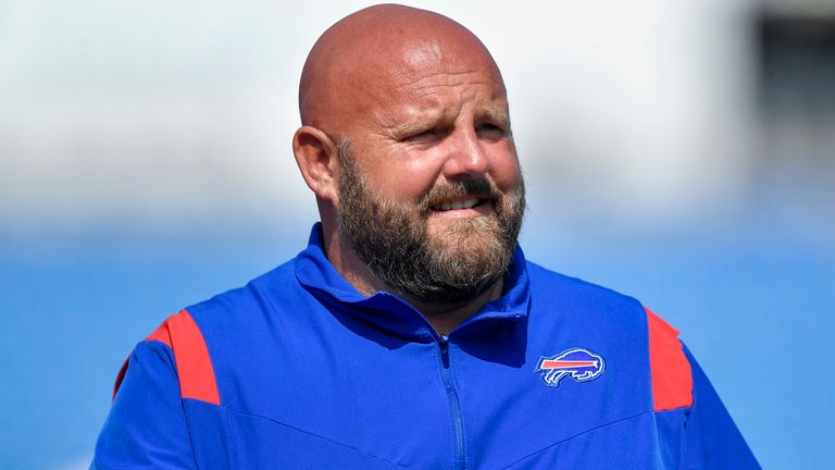 Buffalo Bills offensive coordinator Brian Daboll has interviewed twice with the New York Giants for their head coach position