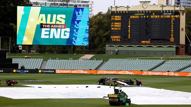 The third T20 international in the Women's Ashes was washed out without a ball bowled