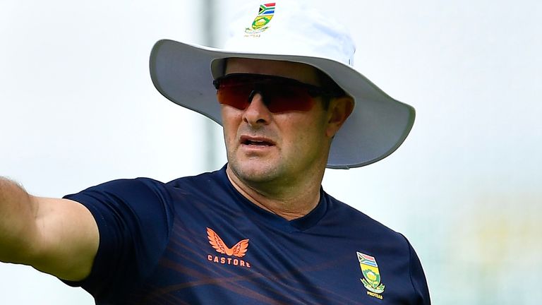 South Africa head coach Mark Boucher is facing a disciplinary hearing