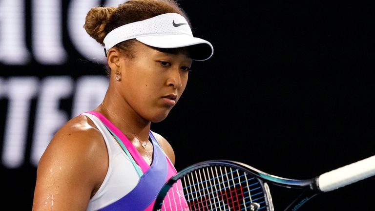 Defending champion Naomi Osaka is out of the Australian Open after a third-round defeat by American Amanda Anisimova