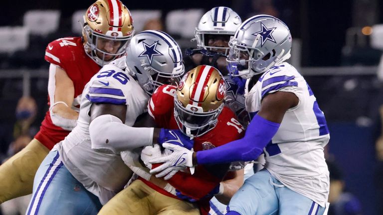 Highlights of a thrilling clash between the San Francisco 49ers and the Dallas Cowboys from Super Wild Card Weekend.
