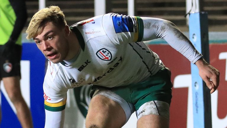 London Irish's Ollie Hassell-Collins is one of the most exciting wings in the country at present 