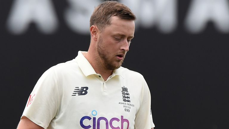 Ollie Robinson remained out on day four due to a back injury, and is a real doubt for England's first Test vs West Indies 