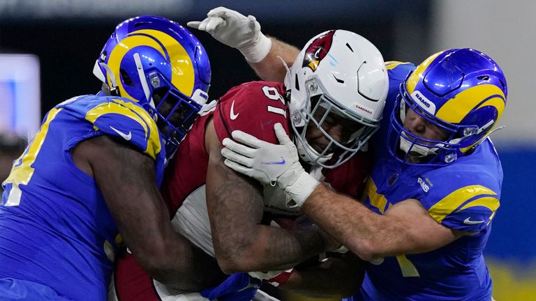 Highlights of the Arizona Cardinals' clash with the Los Angeles Rams in Super Wild Card Weekend