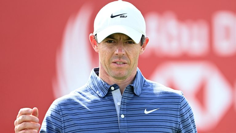 Rory McIlroy is chasing a maiden Abu Dhabi HSBC Championship victory