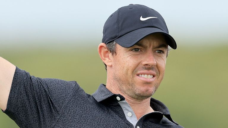 Rory McIlroy is nine shots off the lead after the opening round of the Abu Dhabi HSBC Championship
