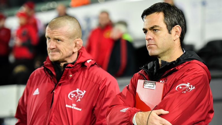 Current Munster head coach Johann van Graan is departing for Bath at the end of the season 