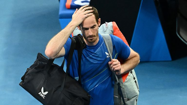 Andy Murray's Australian Open is over after a straight sets defeat to Japan's Taro Daniel in the second round.