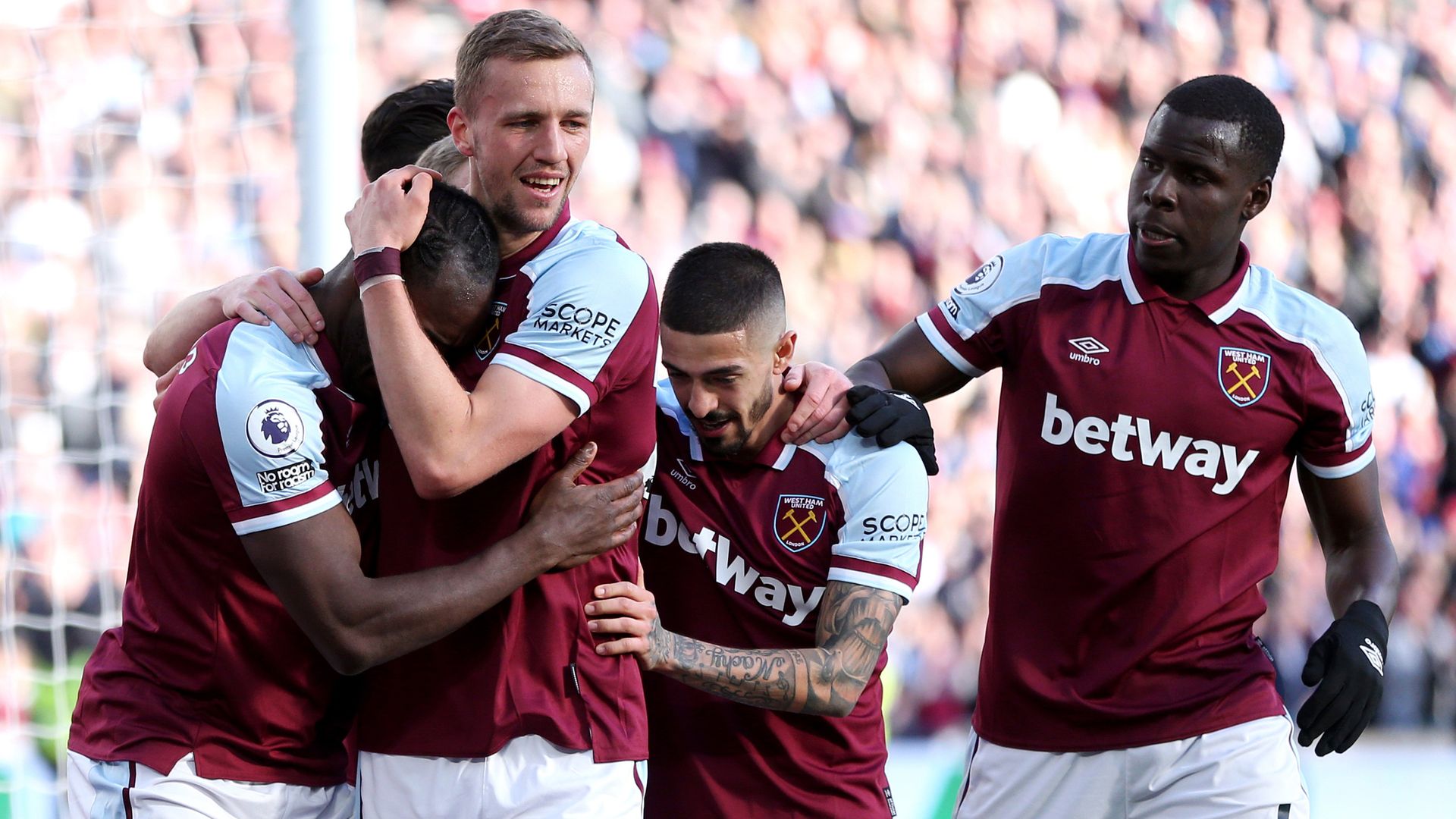 West Ham’s CL push back on track as Soucek seals win over Wolves