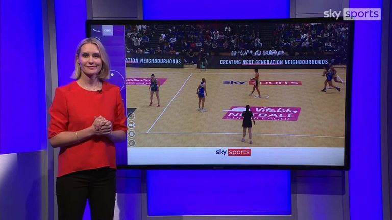 Tamsin Greenway analyses Imogen Allison's player of the match performance for Team Bath against Leeds Rhinos in the Vitality Netball Superleague.