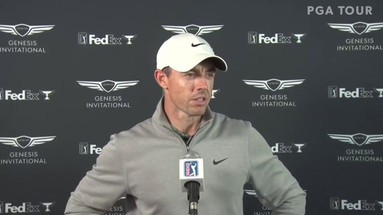 Rory McIlroy said the proposed Saudi Arabia-backed breakaway golf league was 'dead in the water' after Dustin Johnson and Bryson DeChambeau committed to the PGA Tour.