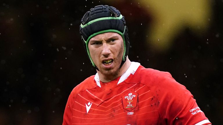 Adam Beard was strong in defense for Wales