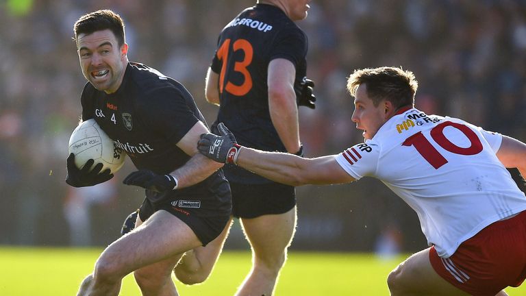 Armagh edged the league clash against the All-Ireland champions 
