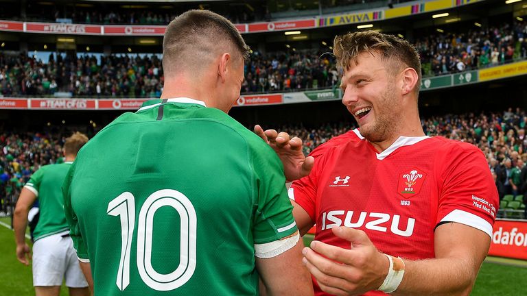 Friends off the pitch, Sexton and Biggar are sure to be in the ear of the referee on several occasions this weekend 
