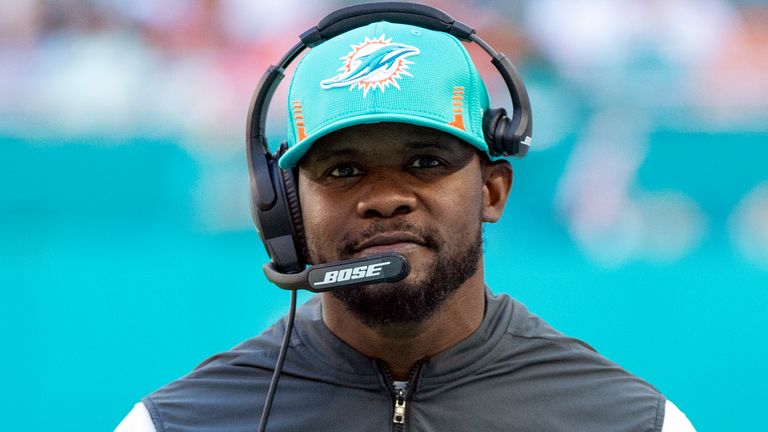 Miami Dolphins former head coach Brian Flores accused Stephen Ross of offering him money to 'tank' games in 2020