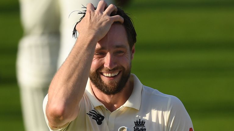 Chris Woakes scored a match-winning 84 not out as England beat Pakistan in the first Test at Emirates Old Trafford in August 2020