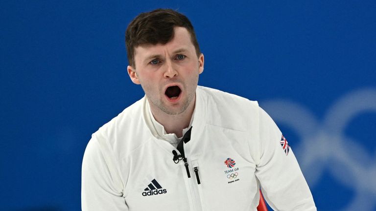 Bruce Mouat will be the Team GB flagbearer at the closing ceremony after his silver medal in the men's curling