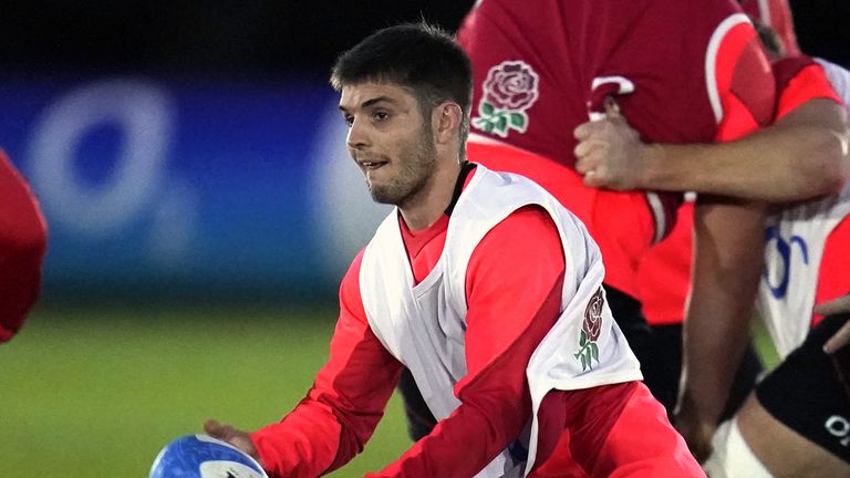 Harry Randall will be making his first start in the Six Nations and earning just his third cap 