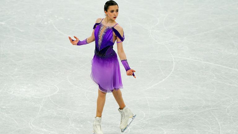 The women's figure skating competition will come to its conclusion on Thursday with Valieva leading after the short program