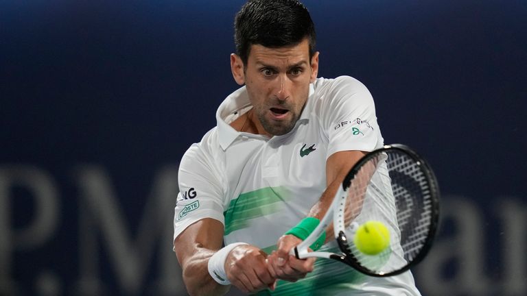 Novak Djokovic a participé à l'événement ATP Masters du mois prochain à Monte Carlo