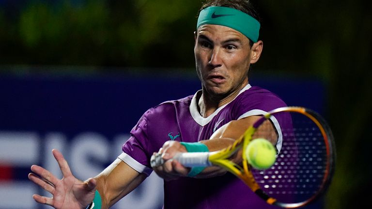 Rafael Nadal will take on Daniil Medvedev in the semi-finals in Acapulco