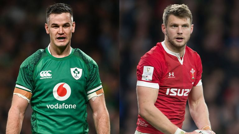 Johnny Sexton and Dan Biggar will captain Ireland and Wales respectively in Saturday's Six Nations clash 