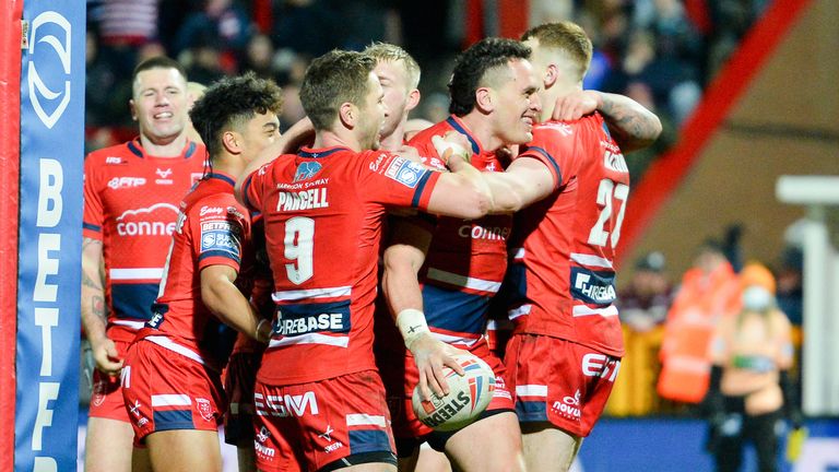 Highlights of the Super League match between Hull KR and Castleford Tigers