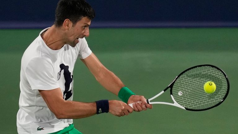 Djokovic admitted after victory that it is looking unlikely he will be allowed to enter the United States for next month's Indian Wells Masters