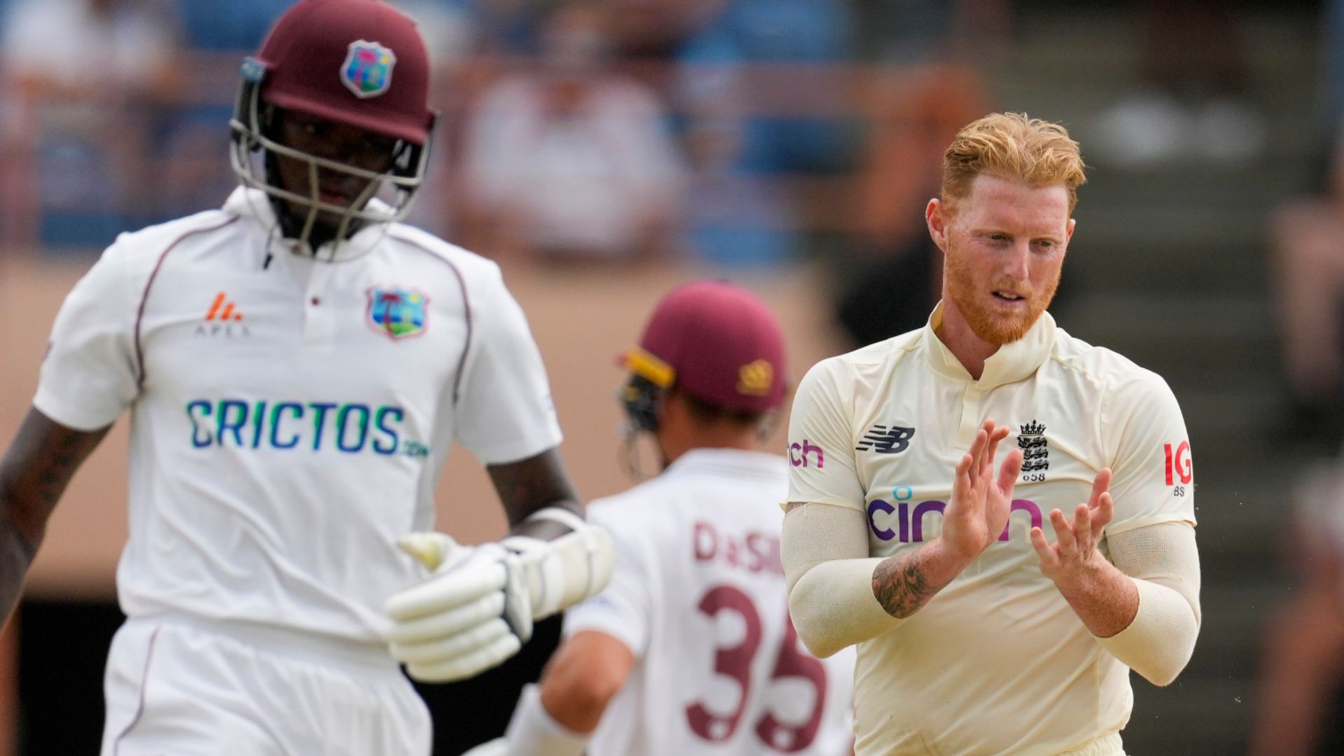 West Indies tail wags to earn slender lead over England
