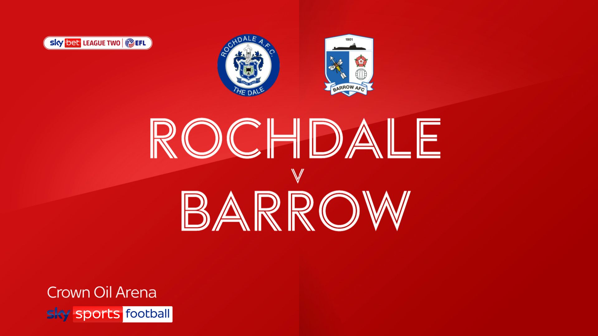 Rochdale beat Barrow to exit drop zone